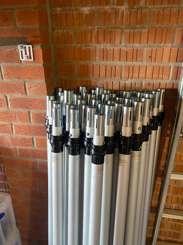 110m Of Pipe And Wall Drapes Setup For Sale