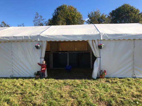 6m x 12.8m Cream Tent For Sale 6m x 12.8m Cream Tent For Sale
