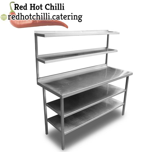 1.5m Stainless Steel Table With Double Gantry 1.5m Stainless Steel Table With Double Gantry
