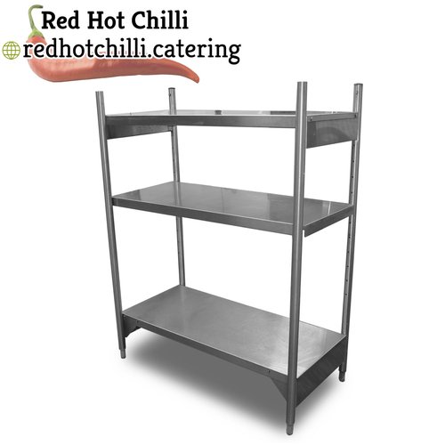 1.19m Stainless Steel Shelving Unit  (Ref: 1761) 1.19m Stainless Steel Shelving Unit  (Ref: 1761)