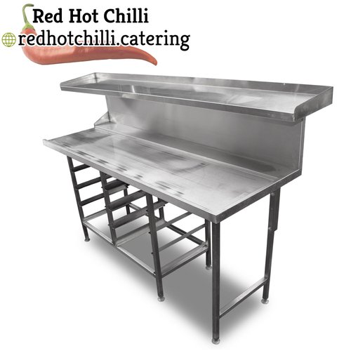 2.09m Stainless Steel Dishwasher Bench  (Ref: 1759 2.09m Stainless Steel Dishwasher Bench  (Ref: 1759