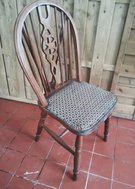 Traditional Upholstered Wooden Chairs