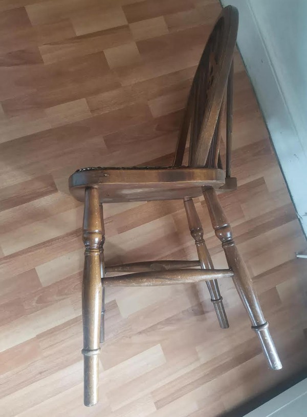 Buy Used Traditional Upholstered Wooden Chairs