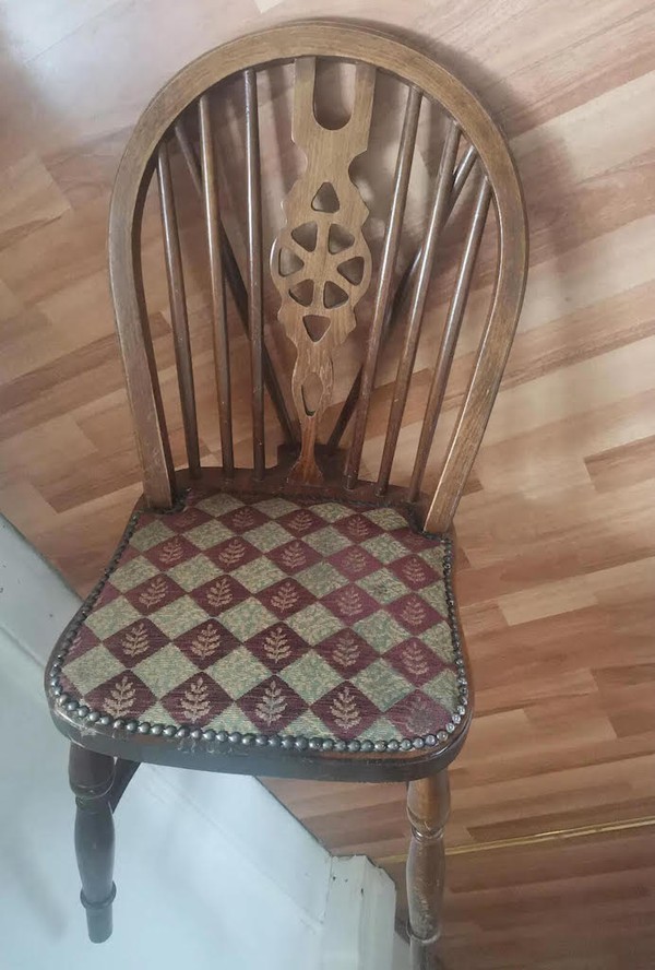 Second Hand Traditional Upholstered Wooden Chairs