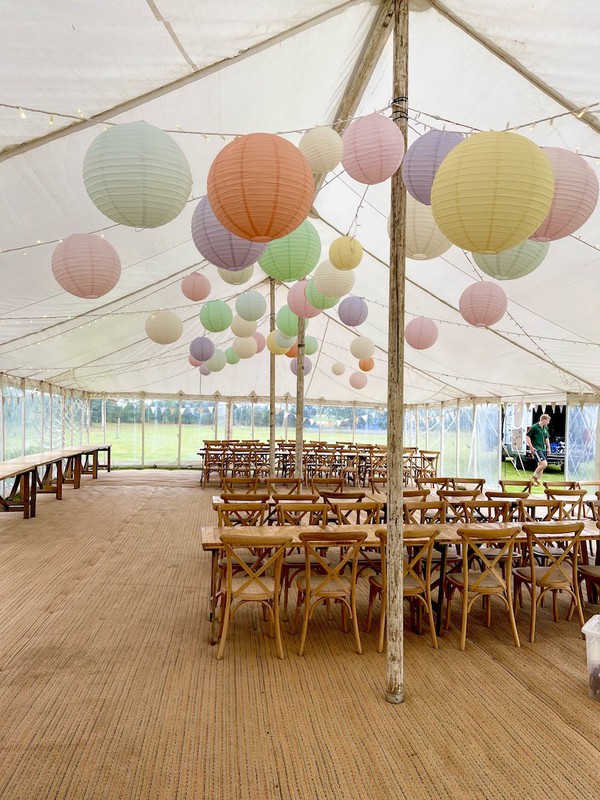 30ft x 75ft Traditional Marquee with Lining - Nottinghamshire 11