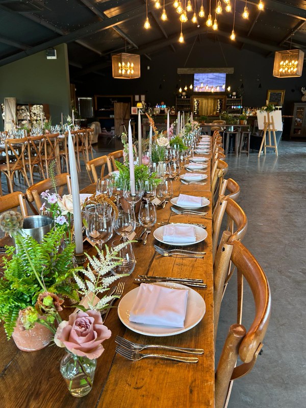 Reclaimed Folding Rustic Trestle Table for Weddings