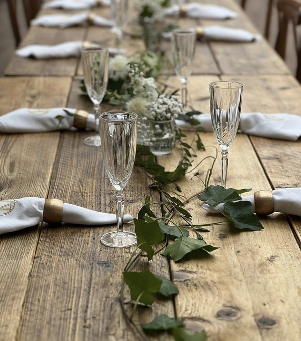 Bespoke Reclaimed Folding Rustic Trestle Tables