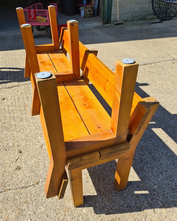 Secondhand Ceremony Benches from Wedding Venue For Sale