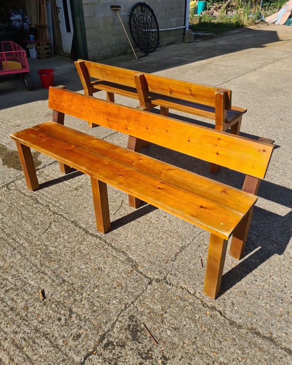 Secondhand Ceremony Benches from Wedding Venue For Sale