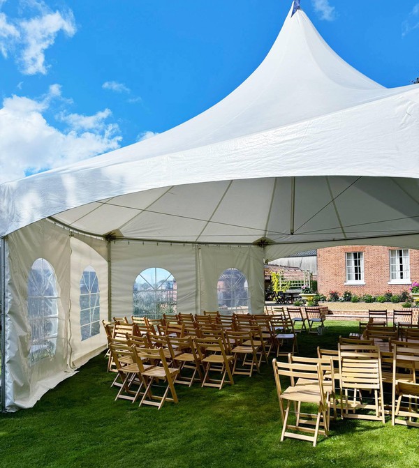 Used 10m Hexagon Marquee For Sale