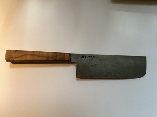 Secondhand Blenheim Forge Classic Nakiri Damascus For Sale Secondhand Blenheim Forge Classic Nakiri Damascus For Sale