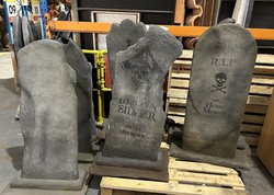 Secondhand Halloween Gravestones For Sale