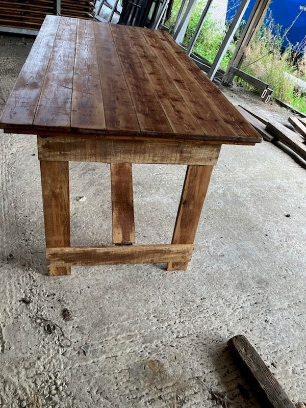 Rustic Trestle Tables For Sale