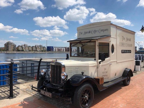 Converted Asquith Shire coffee van