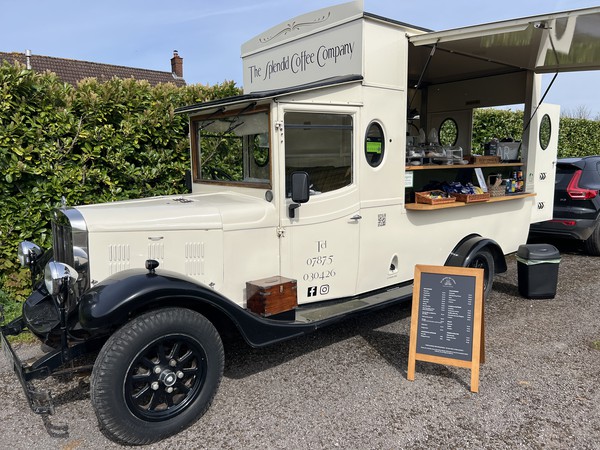 Vintage Asquith Shire coffee van
