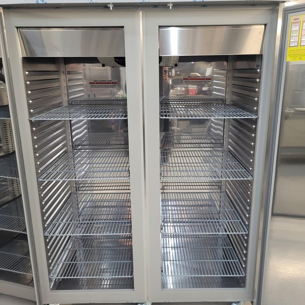 Commercial double door fridge