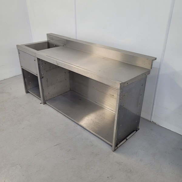 Stainless Steel Single Back Bar Sink