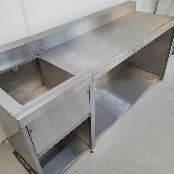 Used Stainless Steel Single Bar Sink