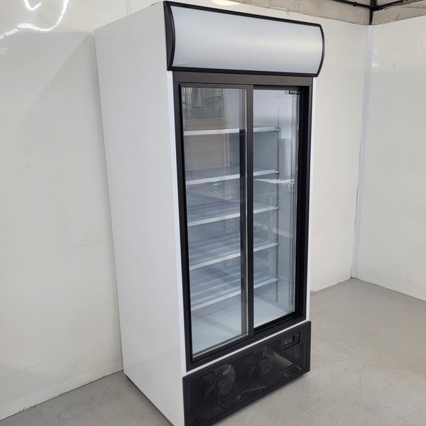 New B Grade Tefcold Double Display Fridge 796L FSC890 For Sale