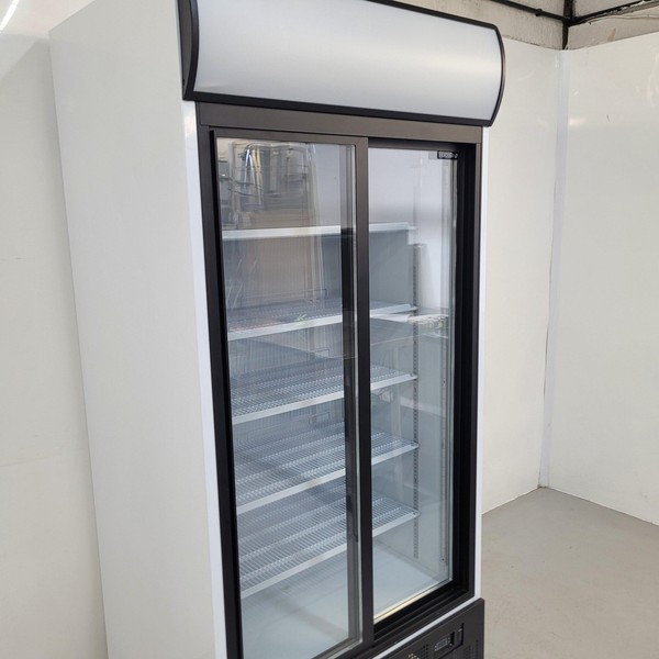 New B Grade Tefcold Double Display Fridge 796L FSC890 For Sale