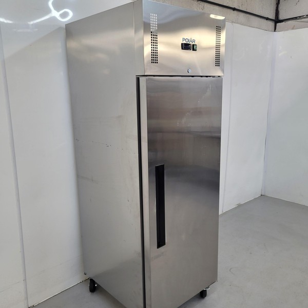 Stainless steel upright freezer