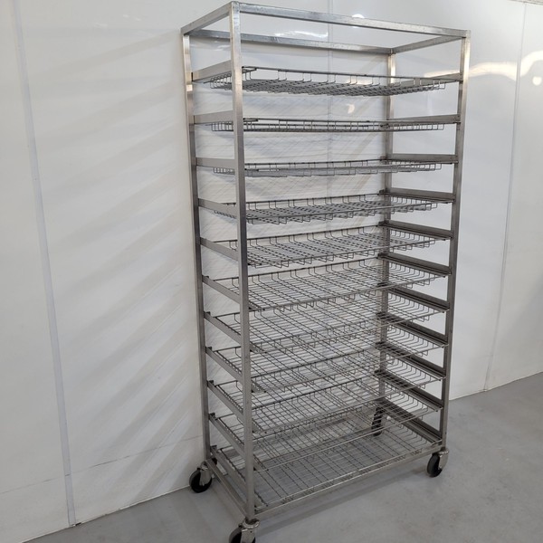 Secondhand Used 11 Tier Bakery Cooling Rack For Sale