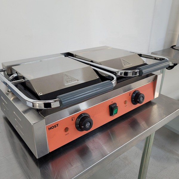 Contact Panini Grill Double Flat Plate