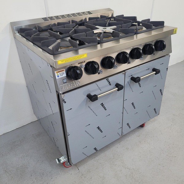 Buffalo 6 Burner Range Cooker CT253 for sale