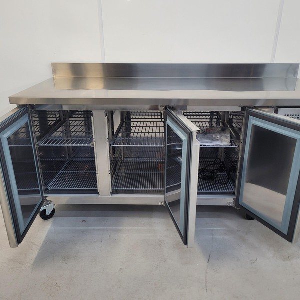 Polar Triple Door Stainless Prep Freezer