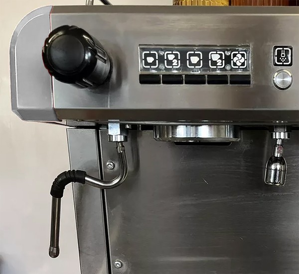 Automatic two group espresso machine