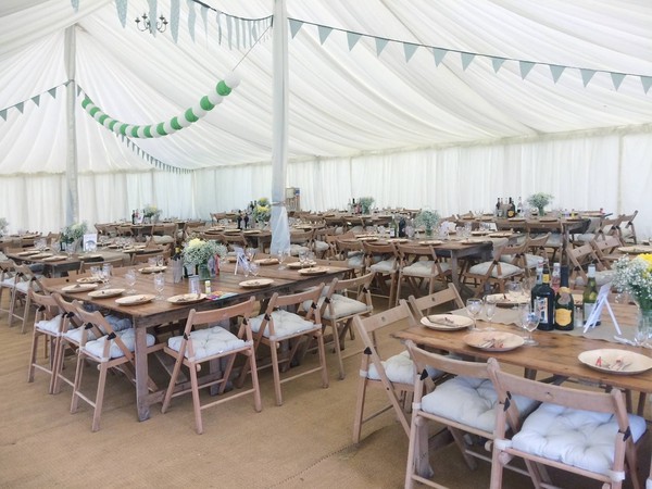 Traditional pole marquee for sale