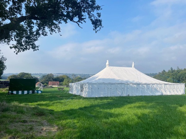 Two pole wedding marquees