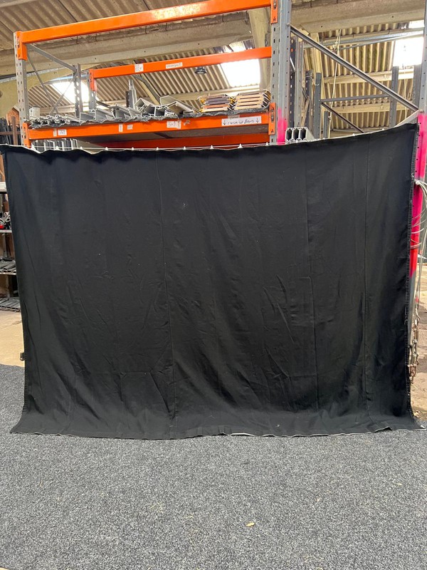 3m x 2.3m Black lining walls for sale