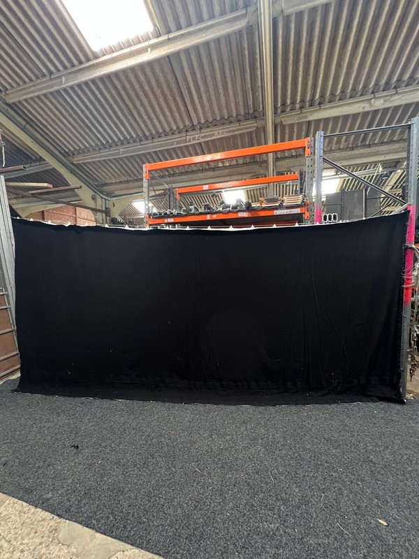 Blackout marquee walls 5m x 2.3m