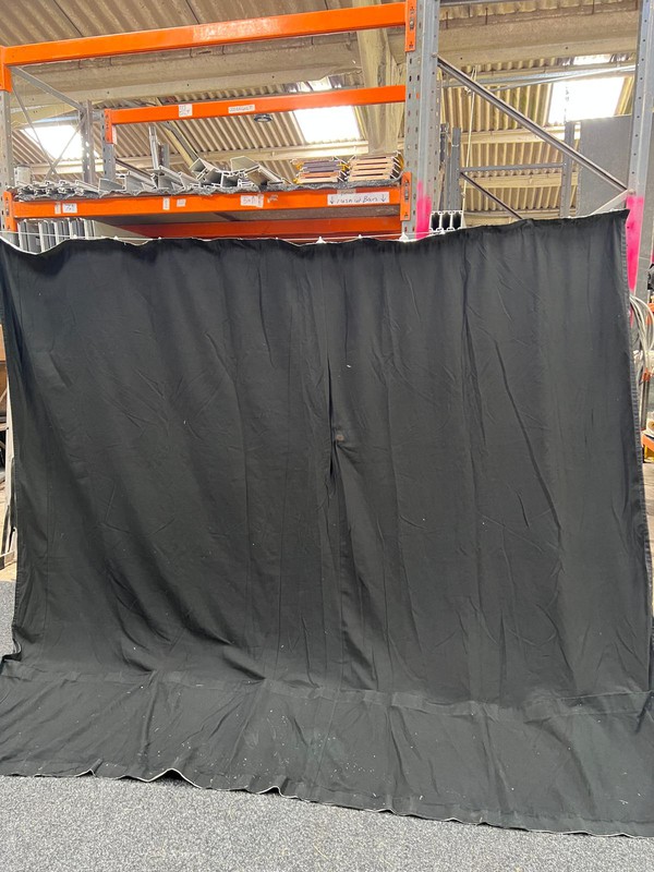 Blackout marquee lining 3m x 3m