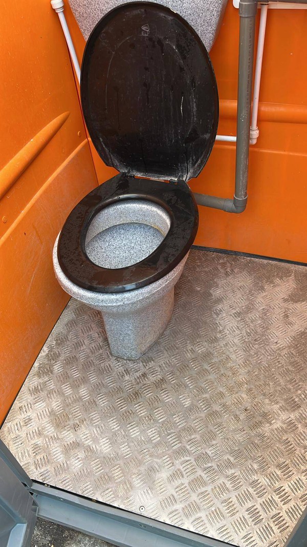 Mains connected toilets