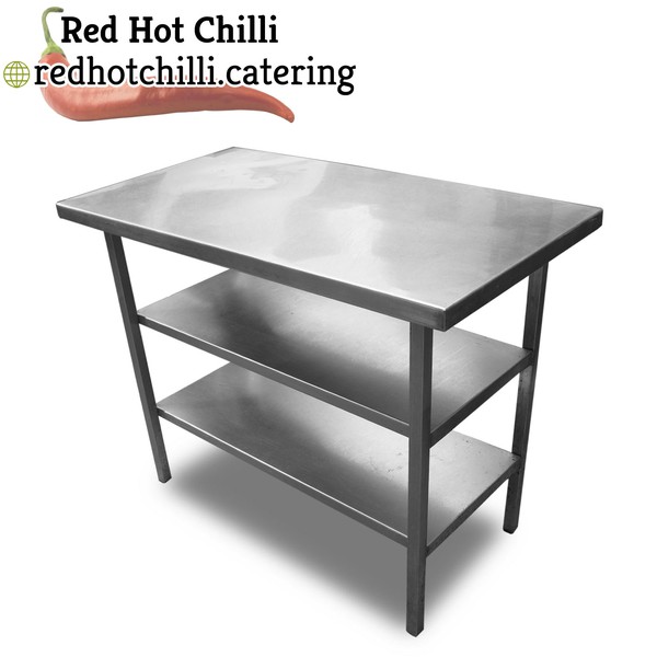 1.12m Stainless Steel Table  (Ref: 1784)