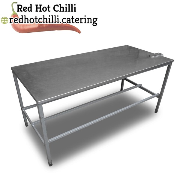 1.78m Stainless Steel Table  (Ref: 1780) -