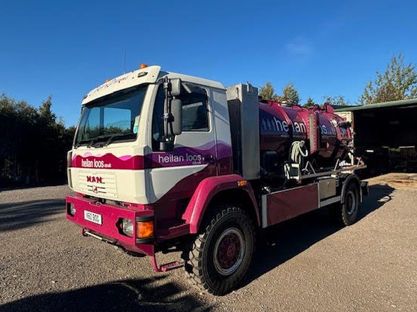 Secondhand Man 4X4 Vacuum Tanker