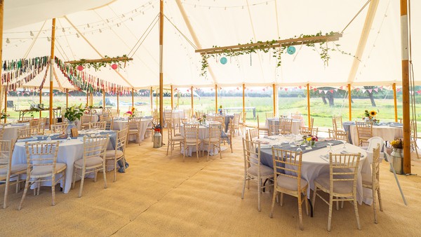 Secondhand 9x21m Barkers Petal Pole Marquee For Sale