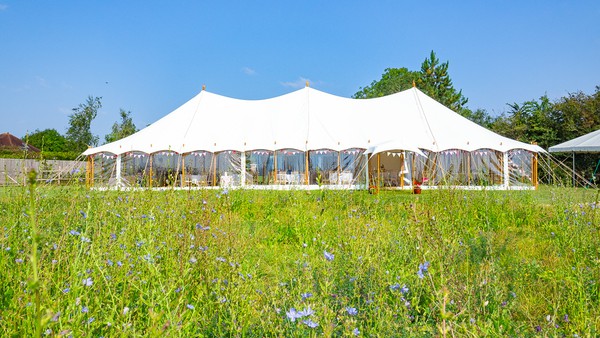 Secondhand 9x21m Barkers Petal Pole Marquee For Sale