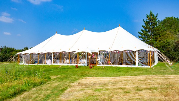 Secondhand 9x21m Barkers Petal Pole Marquee For Sale