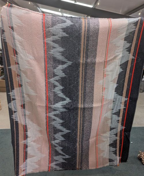 Secondhand Used 120x Aztec Design Blanket/Throws For Sale Secondhand Used 120x Aztec Design Blanket/Throws For Sale