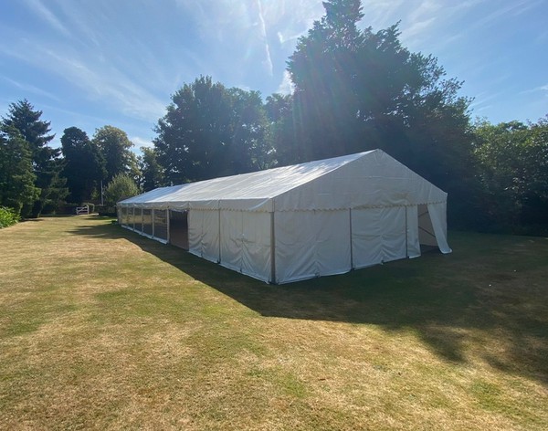 Secondhand 9m x 30m Marquee Roder/Custom Covers