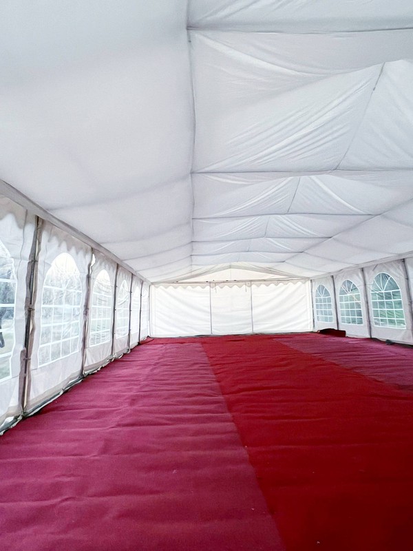 Marquee for sale with lining and carpet