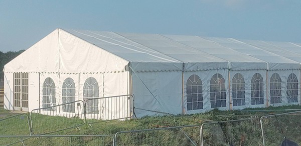 21m x 9m roder Clearspan tent for sale