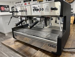 Professional Espresso Coffee Machine in Stunning Chrome and Black – CIME CO-O5 - Glasgow