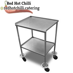 0.6m Stainless Steel Trolley Table