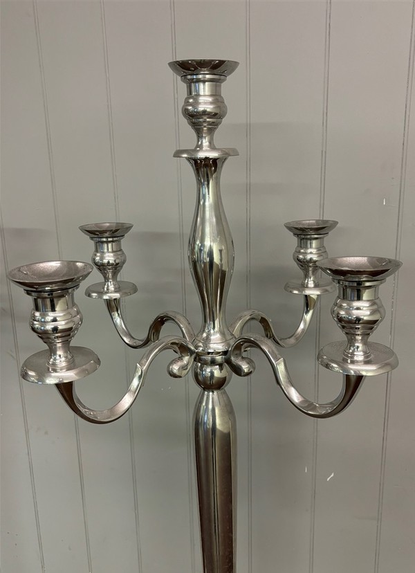 Secondhand Pair Of Floor Standing Candelabra