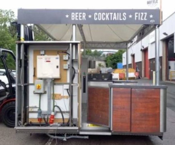 Mobile trailer bar